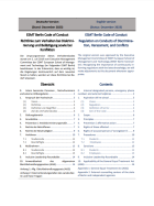 First page of ESMT Berlin code of conduct PDF